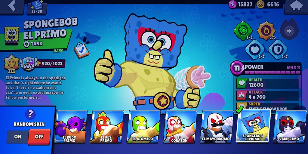El Primo Rare Brawler Tank