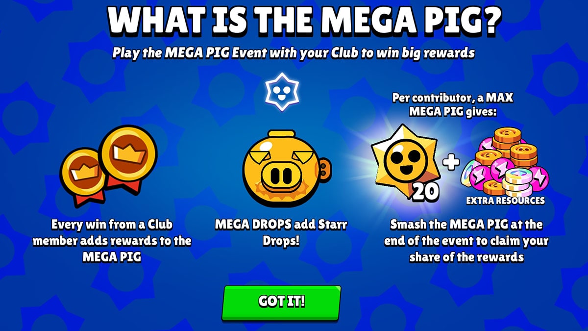 Mega Pig Game Play Objective Screenshot - Brawl Stars