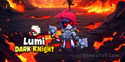 Dark Knight Lumi Wallpaper - Brawl Stars