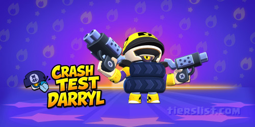 Crash Test Darryl Wallpaper - Brawl Stars